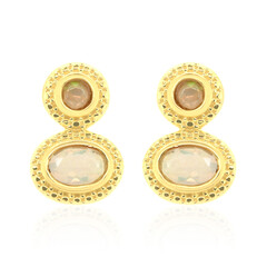 Boucles d'oreilles en argent et Opale Welo