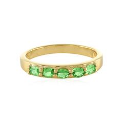 Bague en argent et Grenat Tsavorite