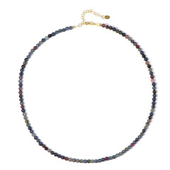Collier en argent et Saphir du Mozambique