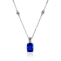 Collier en or et Tanzanite AAA (CIRARI)