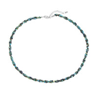 Collier en argent et Chrysocolle