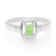 Bague pour homme en argent et Chrysoprase impériale