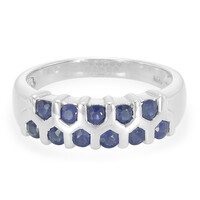 Bague en argent et Saphir du Laos