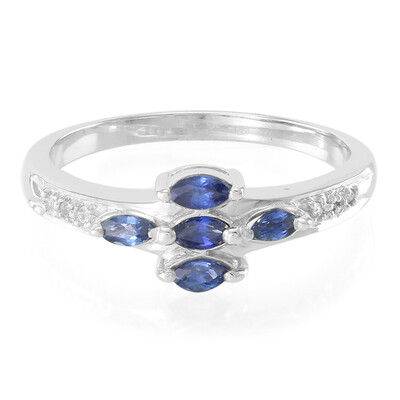 Bague en argent et Saphir du Laos
