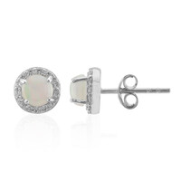Boucles d'oreilles en argent et Opale Welo