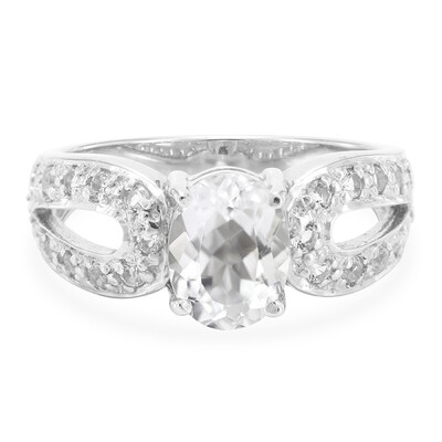 Bague en argent et Béryl de l'Himalaya