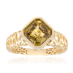 Bague en or et Zircon jaune (Ornaments by de Melo)