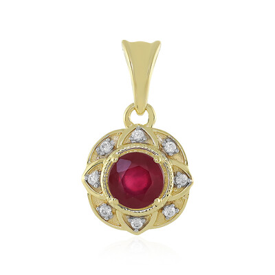 Pendentif en or et Rubis de Madagascar (Adela Gold)