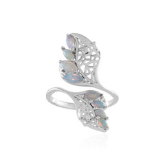 Bague en argent et Opale d'Australie