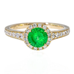 Bague en or et Grenat Tsavorite AAA (CIRARI)