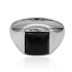 Bague en argent et Onyx noir