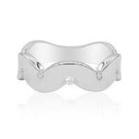 Bague en argent et Diamant I1 (G)