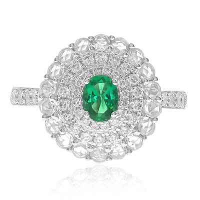 Bague en or et Emeraude de Colombie (CIRARI)
