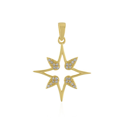 Pendentif en argent et Diamant I3 (H)