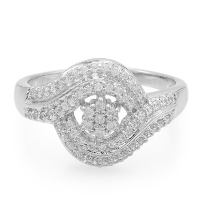 Bague en argent et Zircon