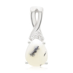 Pendentif en argent et Agate dendritique