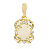 Pendentif en argent et Opale blanche