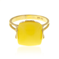 Bague en or et Ambre baltique