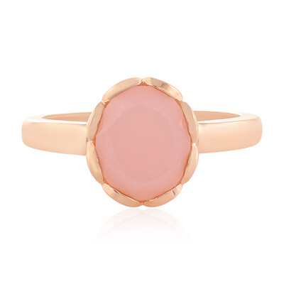Bague en argent et Opale rose (MONOSONO COLLECTION)