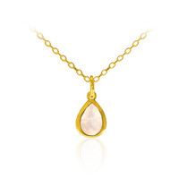 Collier en argent et Quartz rose