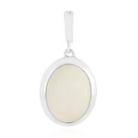 Pendentif en argent et Pierre de Lune blanche