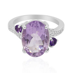 Bague en argent et Améthyste de Bolivie