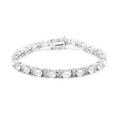 Bracelet en argent et Topaze blanche