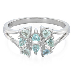 Bague en argent et Tourmaline Paraïba