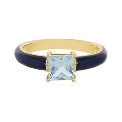 Bague en argent et Topaze bleu ciel