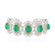 Bracelet en argent et Agate verte (Dallas Prince Designs)
