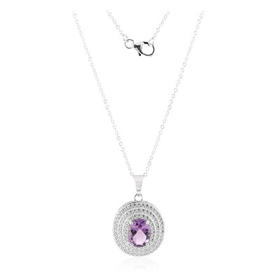 Collier en argent et Améthyste