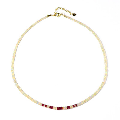 Collier en argent et Opale Welo