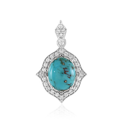 Pendentif en argent et Turquoise