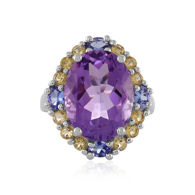 Bague en argent et Améthyste