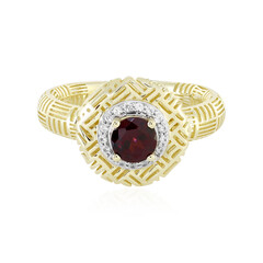 Bague en or et Grenat Rhodolite framboise (Ornaments by de Melo)