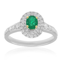 Bague en or et Emeraude de Colombie (CIRARI)