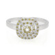 Bague en argent et Diamant fantaisie