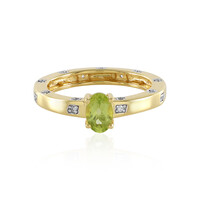 Bague en argent et Péridot