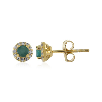 Boucles d'oreilles en argent et Grandidierite
