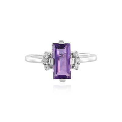 Bague en argent et Améthyste du Maroc