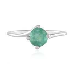 Bague en or et Emeraude du Brésil