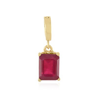 Pendentif en argent et Rubis de Madagascar