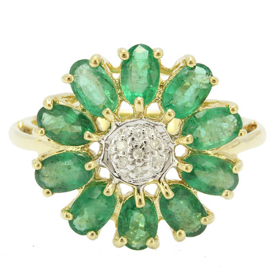 Bague en argent et Emeraude de Nova Era