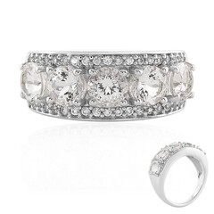 Bague en argent et Danburite