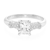 Bague en argent et Goshénite