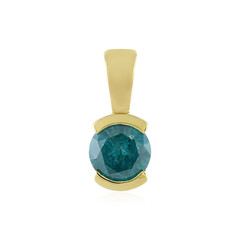 Pendentif en or et Diamant bleu I3