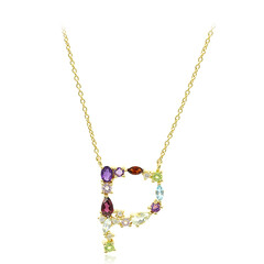 Collier en argent et Grenat Rhodolite