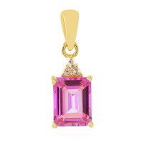 Pendentif en argent et Topaze jubilaire
