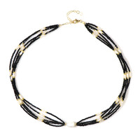 Collier en argent et Perle blanche de culture d'eau douce (Riya)
