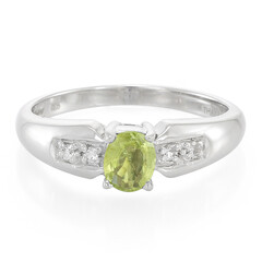 Bague en argent et Tourmaline Paraïba